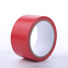 Bande de conduit rouge résistante imperméable à haute densité de tissu de Gaffer pour la fixation